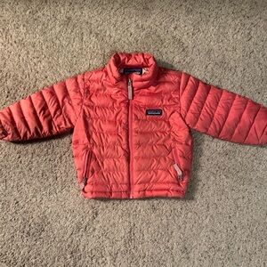 Patagonia 2T pink puffy jacket
